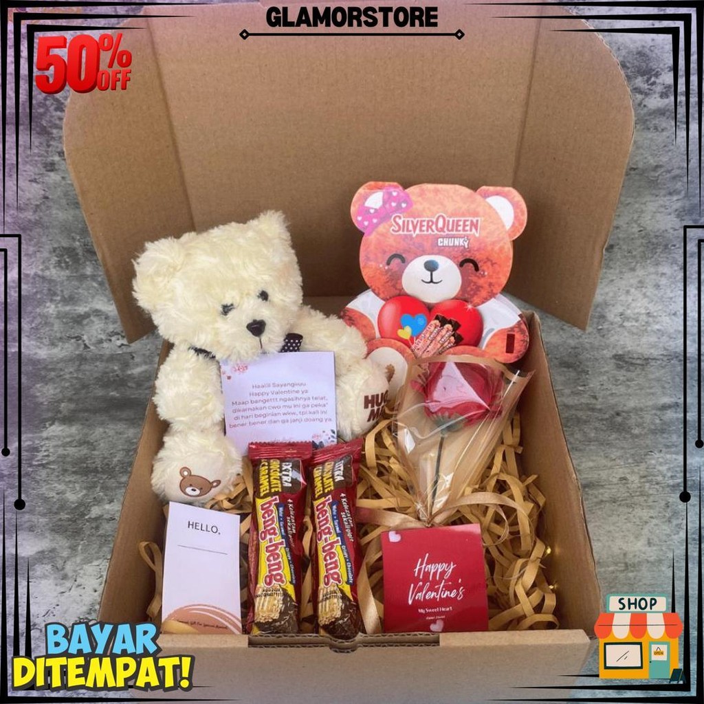 

Hampers Gift Coklat Silverqueen Beruang Spesial Valentine Size Medium Hadiah Unik Cokelat Snack Box Kado Ulang Tahun Kejutan Viral Anniversay Terbaru Bisa Request Isi Boneka Bunga D Termurah