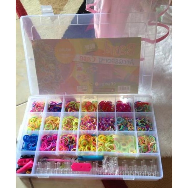 

Sale Paket Alat Rainbow Loom Bands - Starter Kit Termasuk 4400Pcs Karet