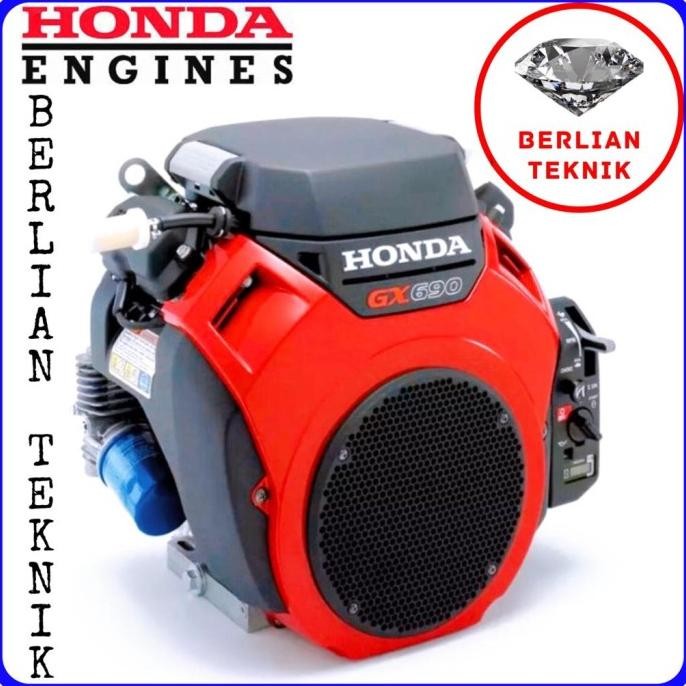 MESIN BENSIN TWIN ENGINE GASOLINE HONDA GX 690 H / 25 HP STARTER ORIGINAL DAN TERPERCAYA