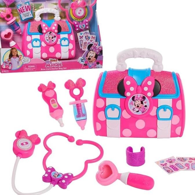 Promo Disney Junior Minnie Mouse Doctor Bag Set Complete