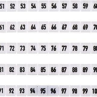 

Promo Nomor 1~40 -Marker Untuk Terminal Block -Weidmuller COD