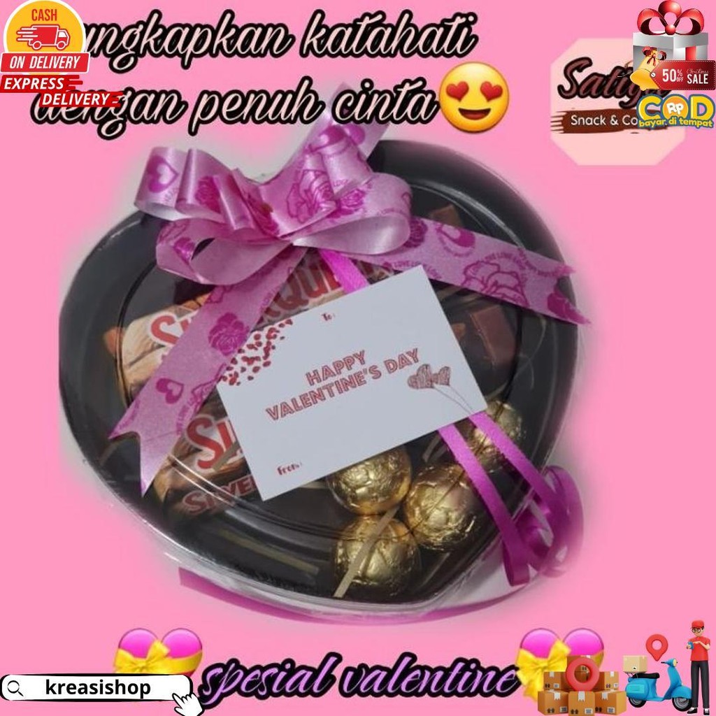 

Paket Cokelat Gift/Hampers Silverqueen Chunkybar Love D Terlaris