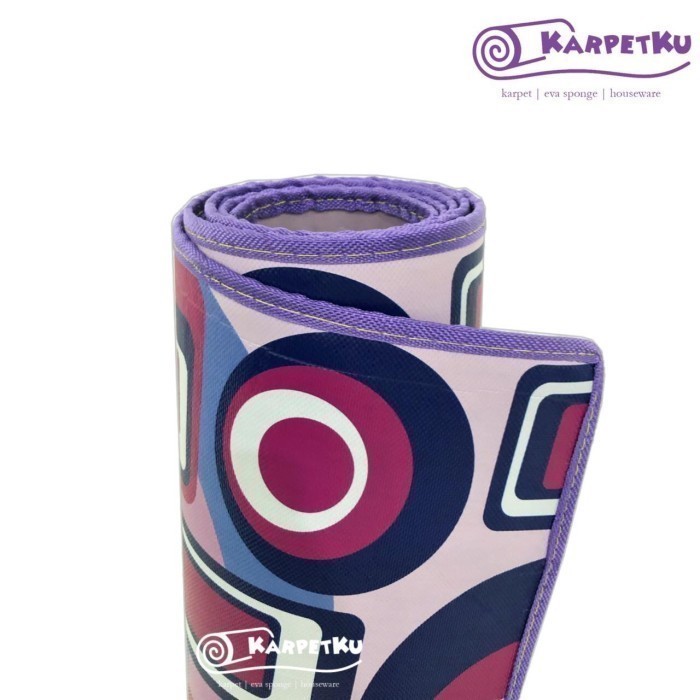 Karpet [GARFIELD] Karpet / Tikar Lantai Plastik Spon Eva - MINIMALIS/BATIK - Minimalis, 120 x 200 te