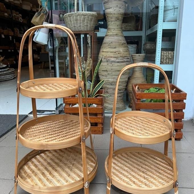 Rak Bumbu Dapur / Tempat Bumbu / Rak Bambu / Rak Bawang Rb01 Imelda5