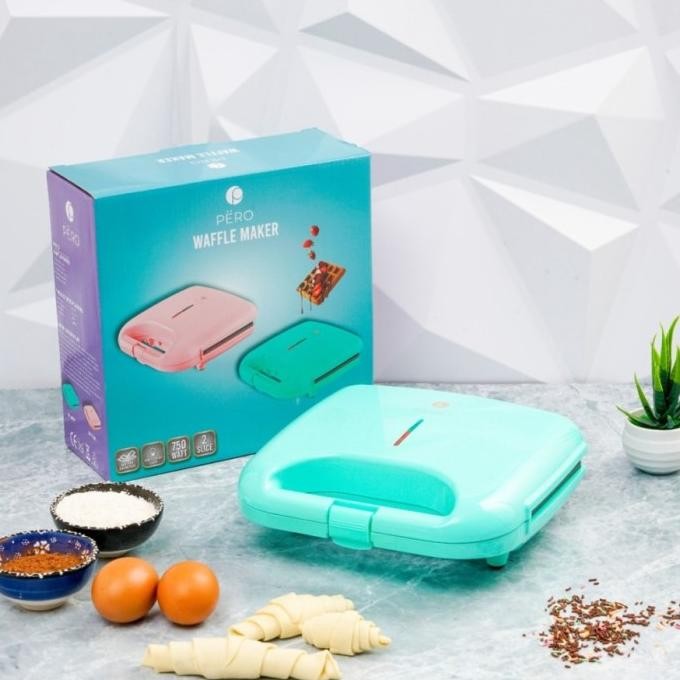 Pero Waffle Maker Nonstick/Mesin Waffle Elektrik Clenza.Cassie