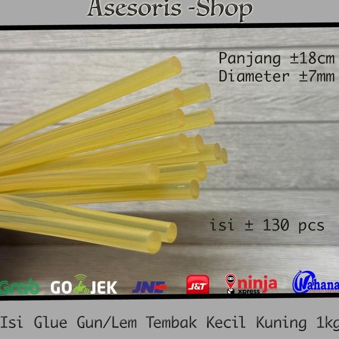Promo Isi Lem Tembak kecil warna Kuning 1kg COD