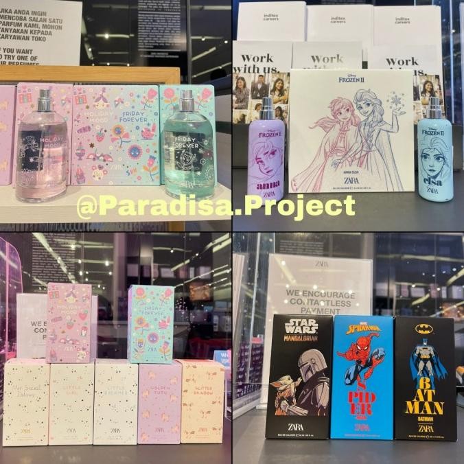 Sale Parfum Zara Kids Ori Store Jastip Holiday Mood, Friday Forever, Frozen