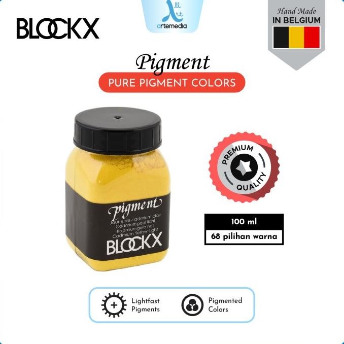 

Sale Blockx Pure Pigment Color 100 Ml Artists Quality Serbuk Warna 2/3