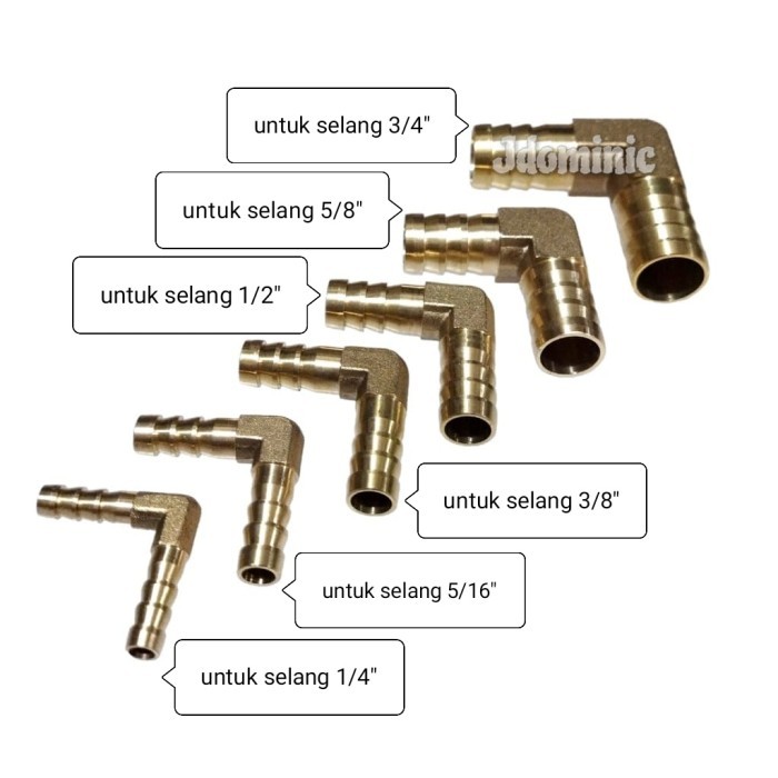 MURAH elbow sambungan elbou selang gas LPG setim steam air udara bensin oli