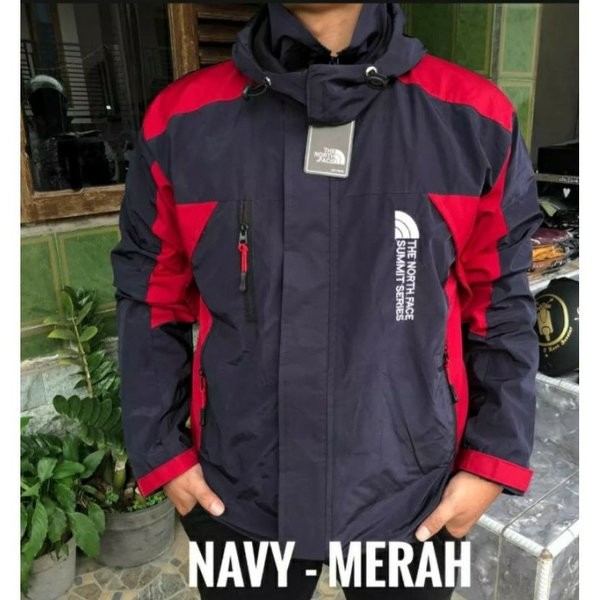 JAKET OUTDOOR TNF NAVY MERAH JAKET GUNUNG MURAH