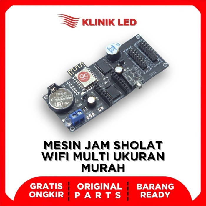 Mesin jam sholat wifi murah multi ukuran