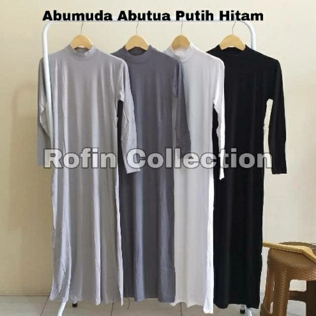 Gamis Manset Basic Rayon Premium/Gamis Manset Lengan Panjang