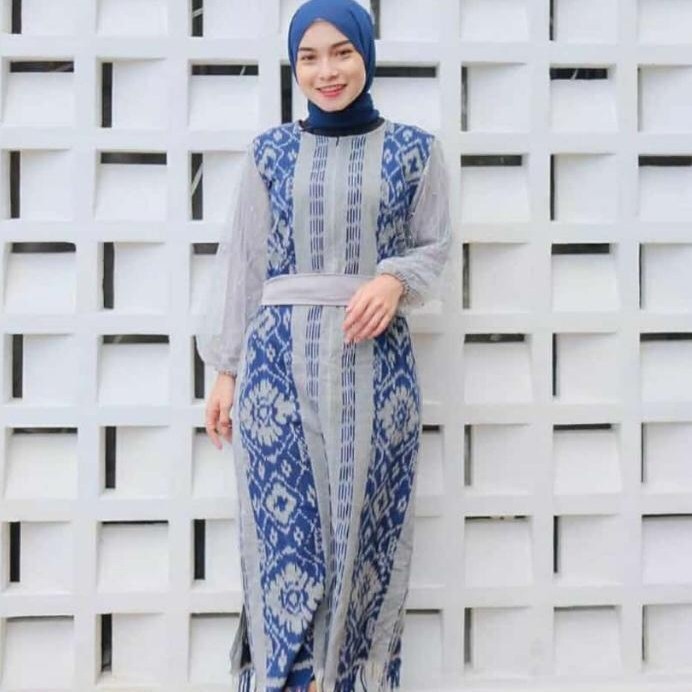 GAMIS TENUN IKAT GAMIS TENUN TROSO GAMIS MODERN GAMIS BROKAT GAMIS