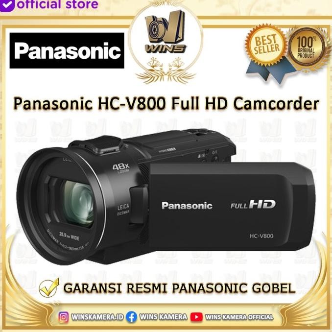 Panasonic V800 Full HD Camcorder Leica Dicomar Lens 24x Zoom