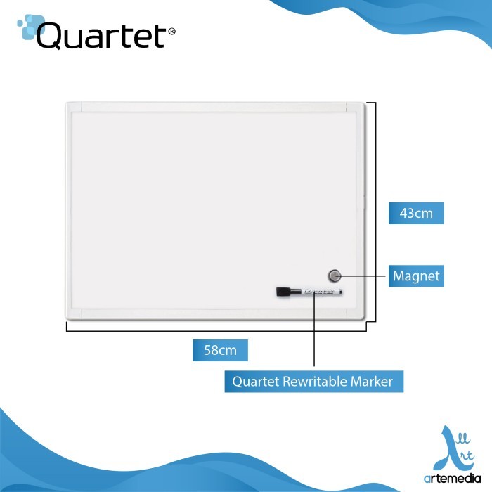 

Quartet 43x58cm Magnetic Whiteframe