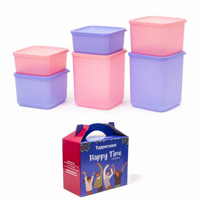 Tupperware Happy time collection toples set promo