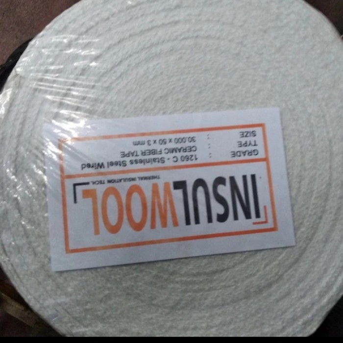 

CERAMIC FIBER TAPE 3mm x 50mm x 30,000mm