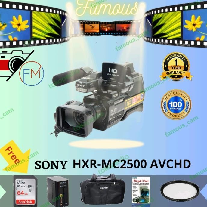 sony HXR-MC2500 / camcorder sony hxr sony mc2500