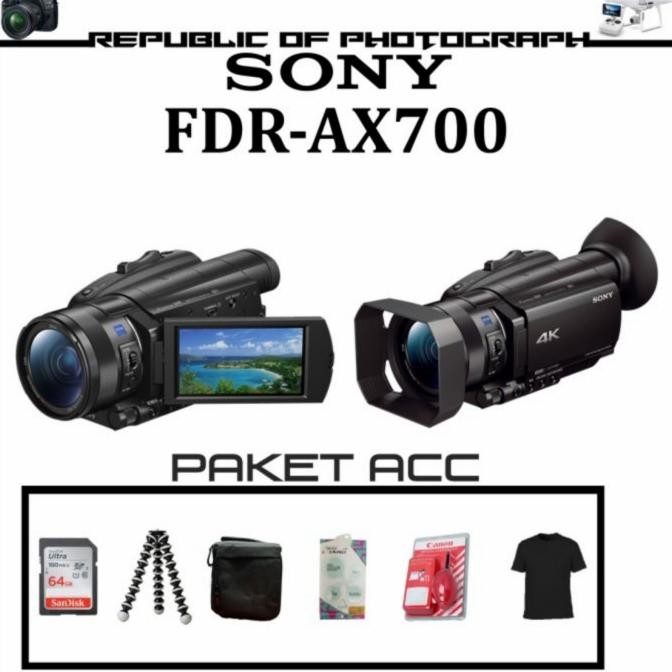 Sony FDR-AX700 4K Camcorder - Sony FDR-AX700 4K