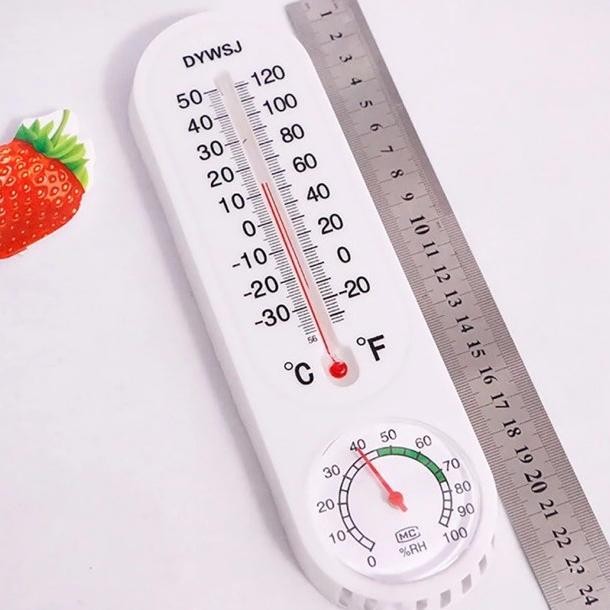 `````````] Termometer Higrometer suhu kelembapan Ruang dinding ruangan analog