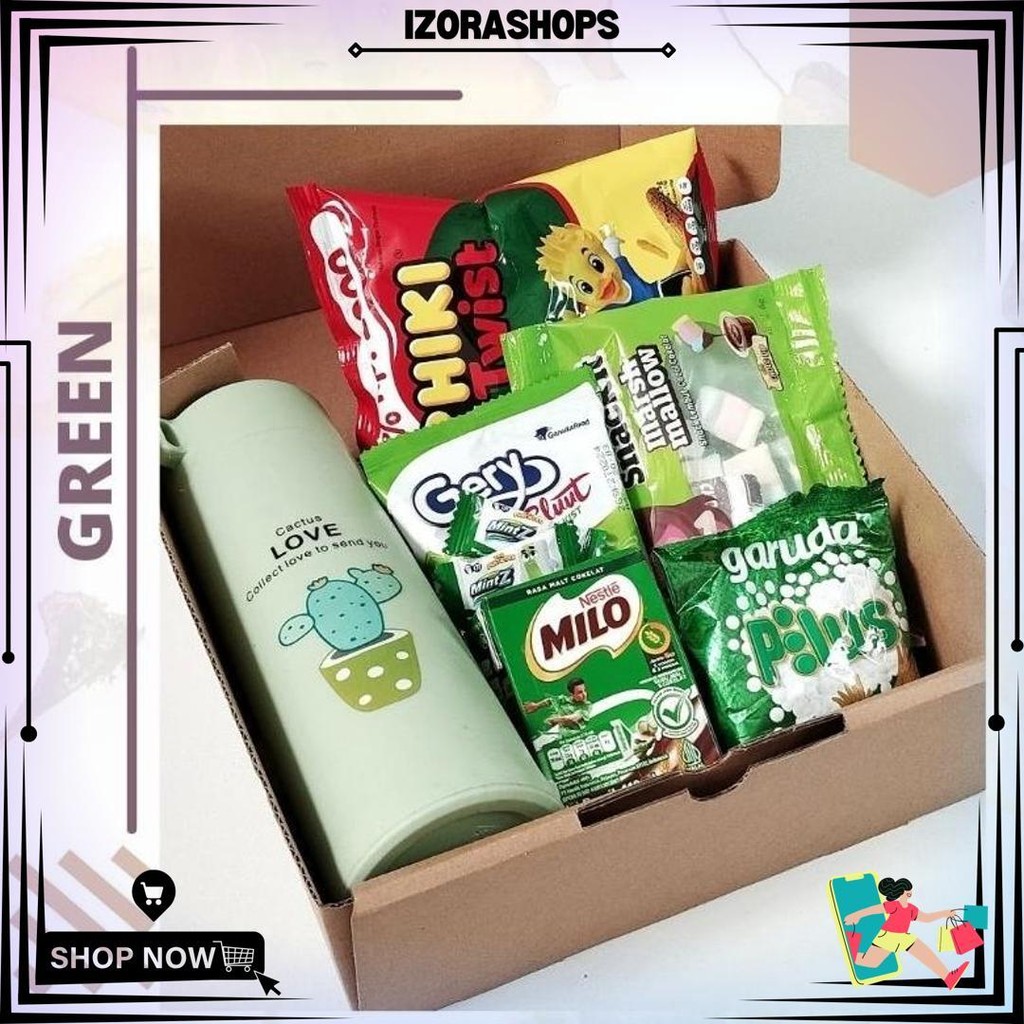 

Gift Box Snack Hampers Ultah Kado Graduation Annivesary Set Hadiah D Promo 2.2