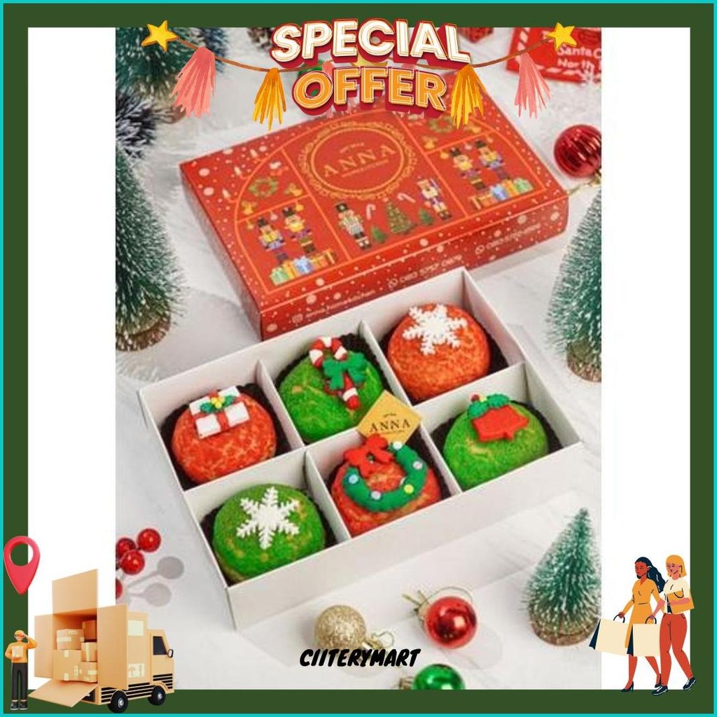 

Craqueline Small Box / Hampers Kue Natal / Hampers Christmas / Christmas Gift Termurah Banget