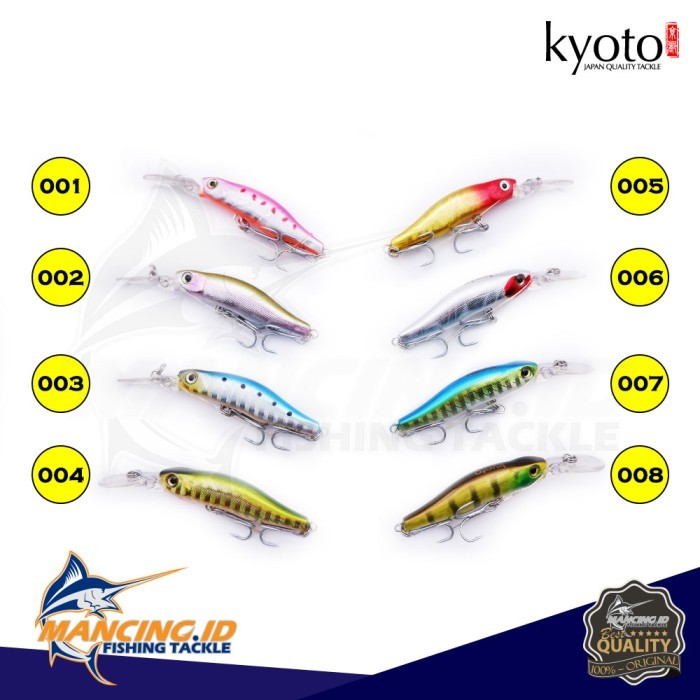 Umpan Lure Kyoto T-Rex Mini Combat 48S Sinking Umpan Pancing Buatan