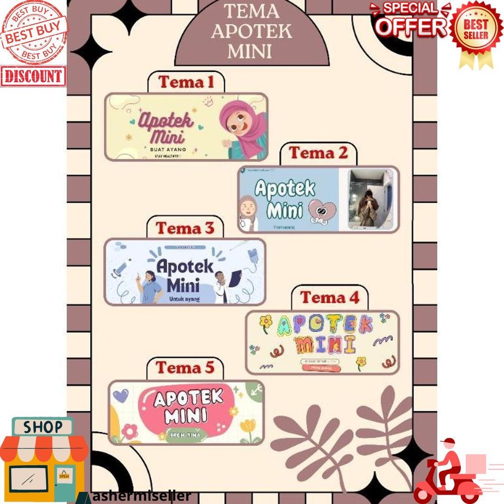 

Apotek Mini/Boxgift/Hampers /Murah Lengkap /Kado Ulang Tahun /Unik(Ready Stok) D Cod