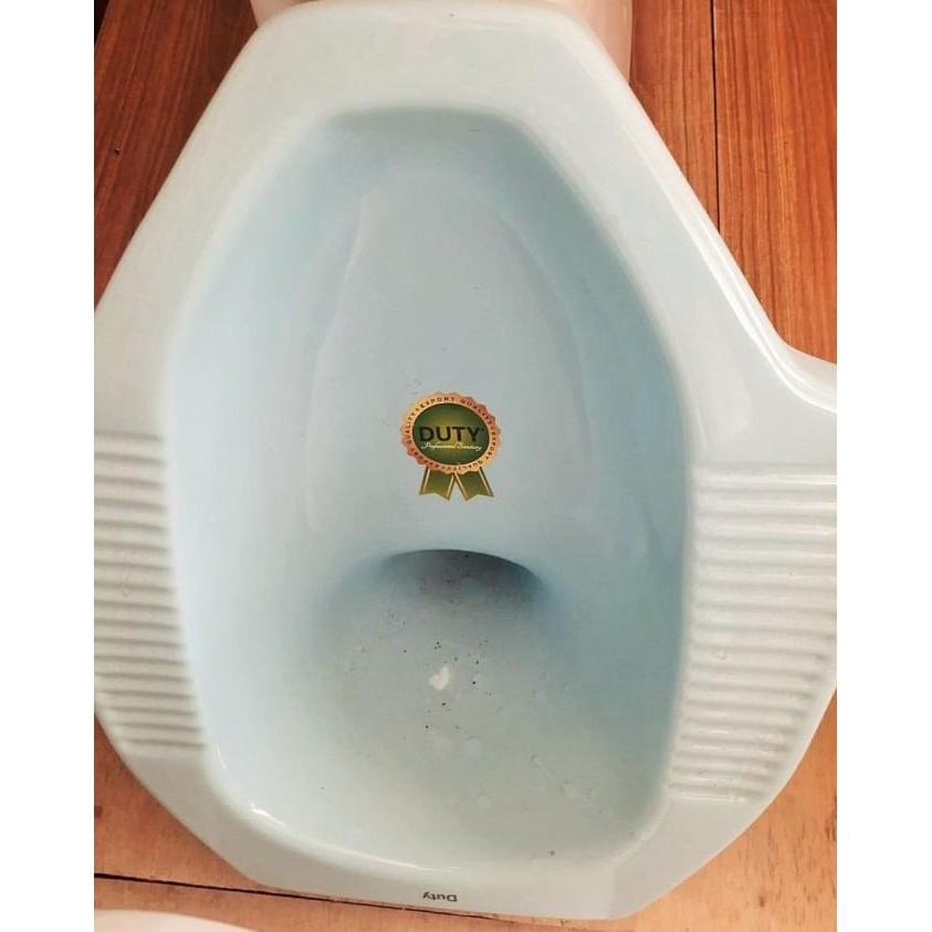 favorit] SALE CLOSET JONGKOK DUTY BIRU & PUTIH + KLOSET INA PUTIH & BIRU