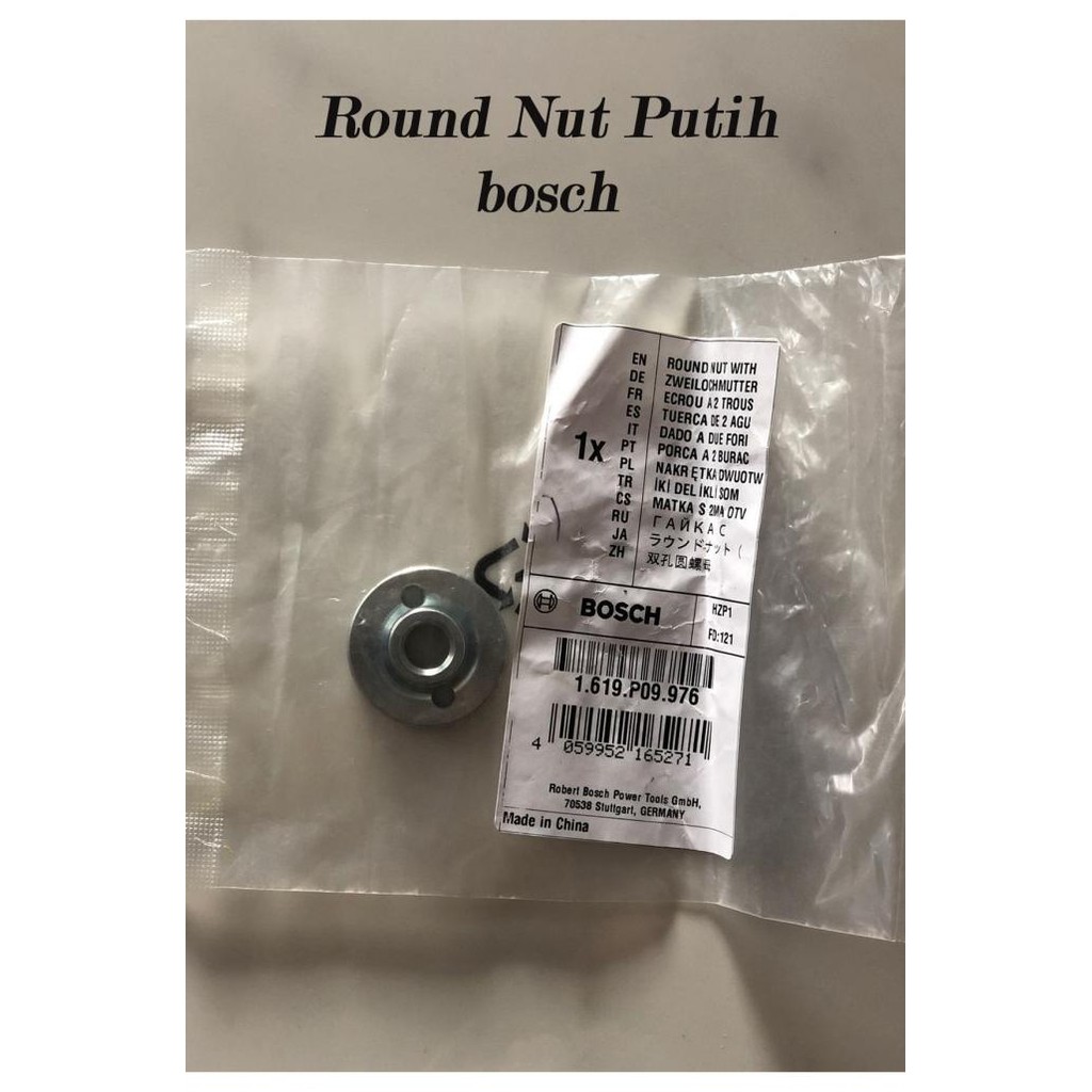 ~~~] ROUND NUT INNER OUTER CLAMPING FLANGE JEPITAN MATA GERINDA 4" BOSCH