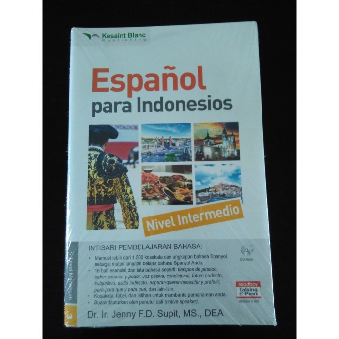 TERLARIS KESAINT BLANC - ESPANYOL PARA INDONESIOS BELAJAR TANPA GURU NIVEL INTERMEDIO + CD AUDIO
