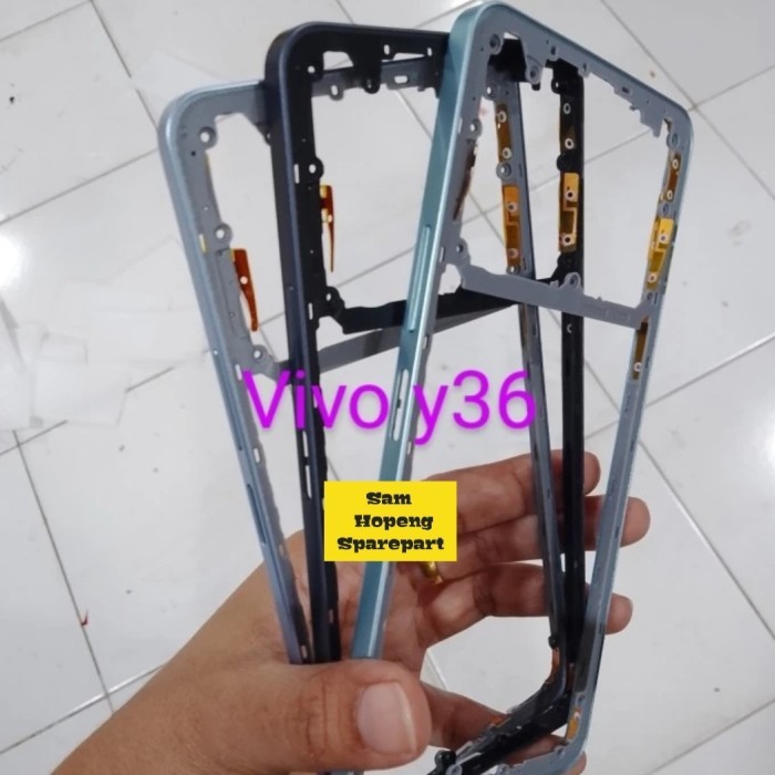 BAZEL BEZEL TULANG TENGAH CASING COMPATIBLE VIVO Y36