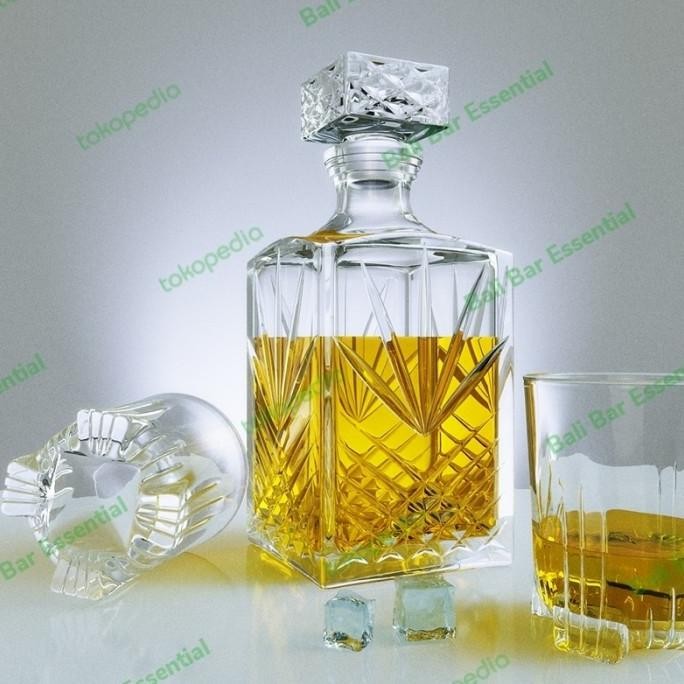 {{{{}}] Botol Crystal Decanter Whisky Wine Set / Whisky Decanter