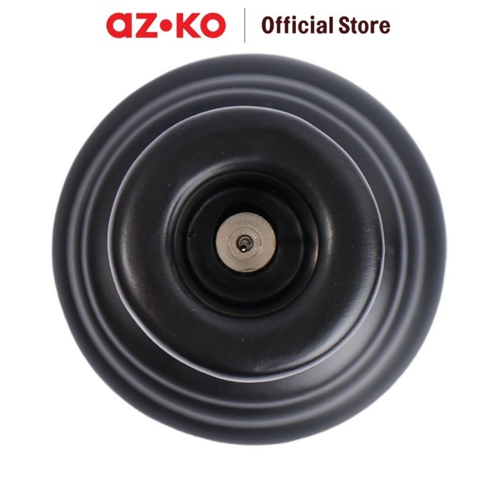 Azko Arthome 10X10X20.5 Cm Tempat Lilin Dekorasi - Hitam - Hitam