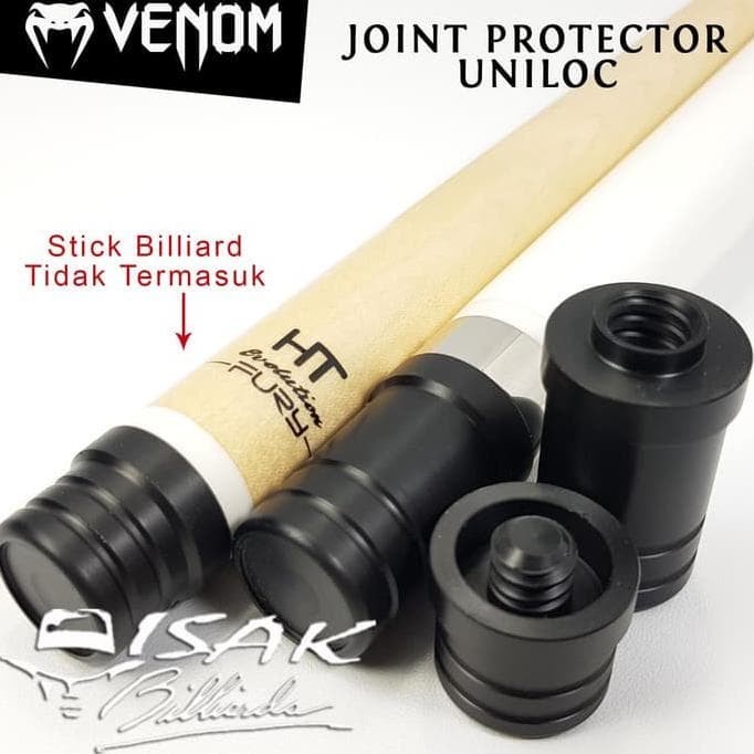 Uniloc Joint Protector - Venom Predator Lucasi Fury Cue Stick Billiard