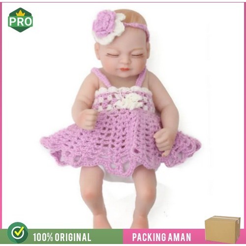 BONEKA BAYI BARU LAHIR SILIKON LEMBUT