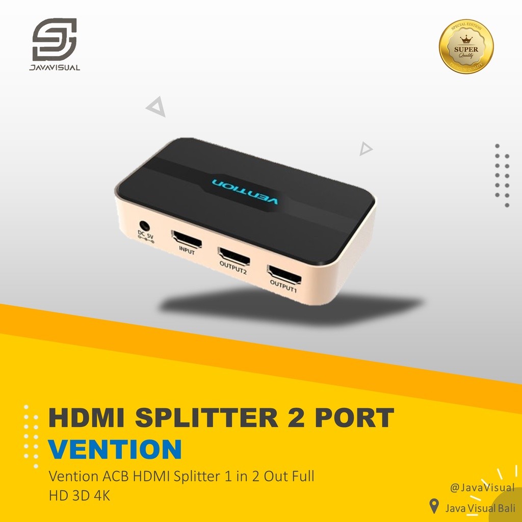 [JaVis] HDMI SPLITTER 2 PORT VENTION