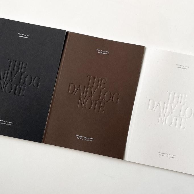 

THE DAILY LOG NOTEBOOK PLAIN / BLANK