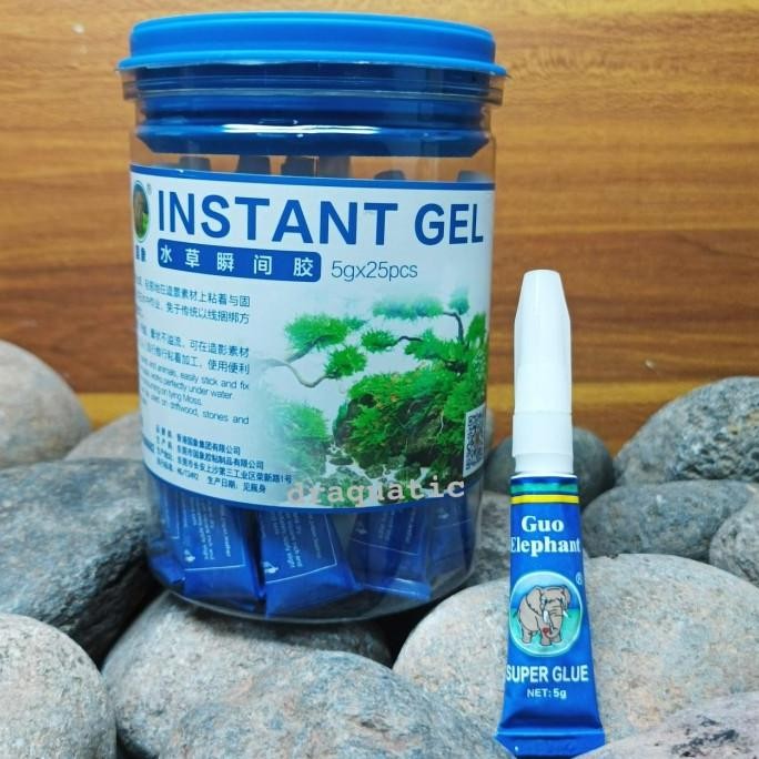 

LEM GUO ELEPHANT | INSTAN GEL SUPER GLUE 5GR | LEM TANAMAN AQUASCAPE