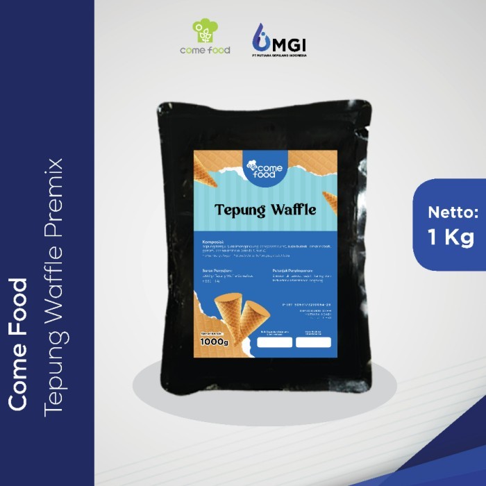 

Tepung Waffle Premix 1kg Premix waffle Cone Powder / Cone Es Krim
