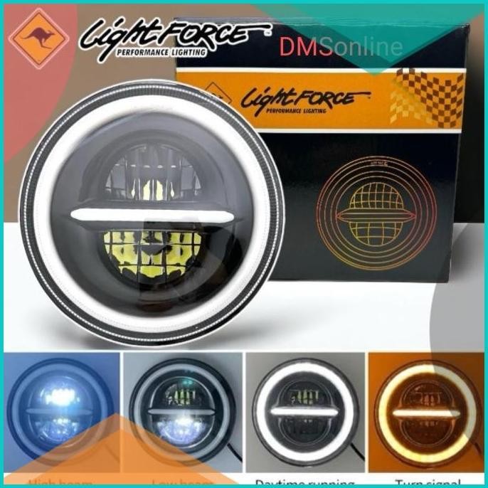 Lampu Daymaker 7 inch , Head Lamp Daymaker Motor Mobil 7" Lampu Depan