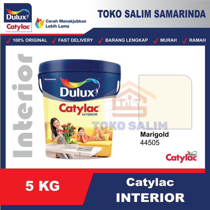 *:*:*:*:*] Dulux Catylac Cat Tembok Interior Dalam Rumah 5KG - 44505 Marigold