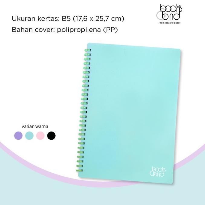 

BOOKS&BIND SOFT SPIRAL NOTEBOOK PP B5 BLACK