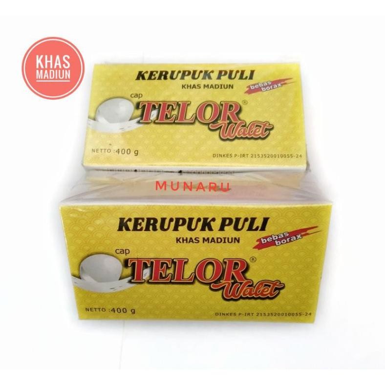 

NEW Krupuk Puli Telor Walet Asli Lempeng Kerupuk Beras Khas Madiun MURAH BERKUALITAS