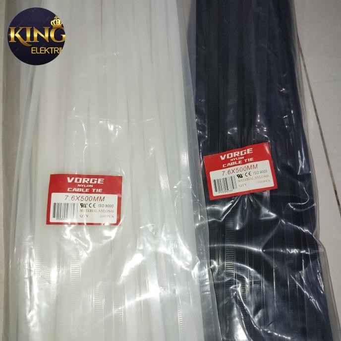 

Promo kabel Ties Cable pengikat VORGE 7.6 x 500 mm 7,6 x 50 cm 50cm 500mm 7.6x500 7,6x500 COD