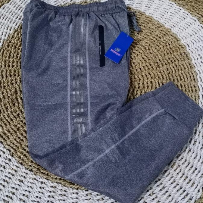 Celana Training Pria Panjang Spsport Bahan Tebal Kantong Resleeting Malikaputrimalik