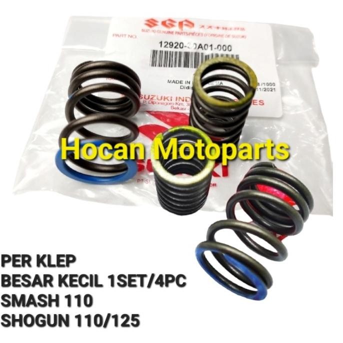 Promo PER KLEP BESAR KECIL SMASH 110 SHOGUN 110 SHOGUN 125 R FD125 4PC ORI COD