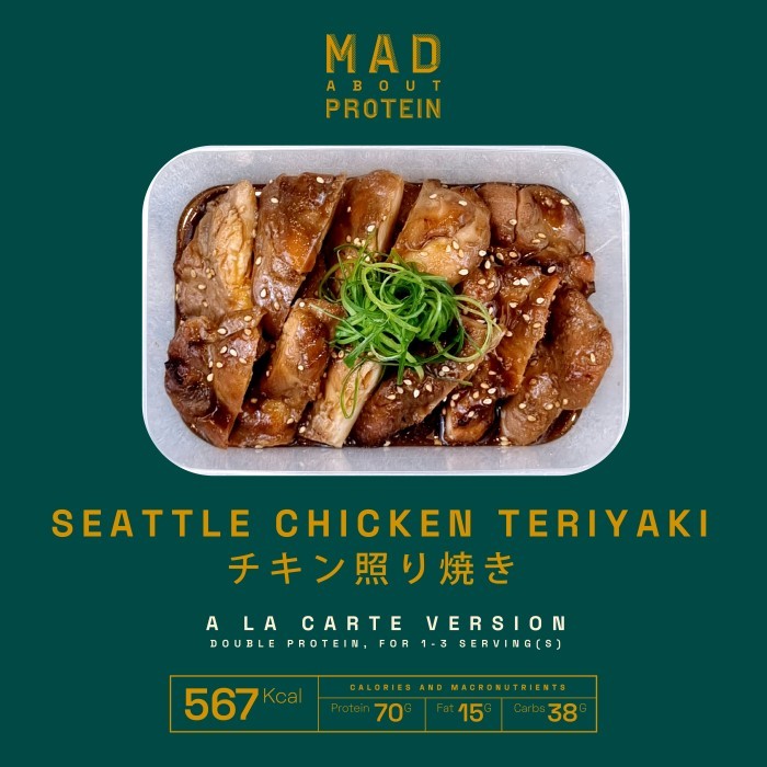 

[ALA CARTE] Seattle Chicken Teriyaki - MAD ABOUT PROTEIN Frozen Mealprep