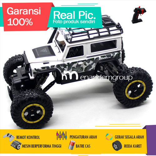 Promo Terbaru Mainan Mobil Remot Kontrol RC Jeep Offroad Climbing 4WD 4X4 XPower LED Terbatas