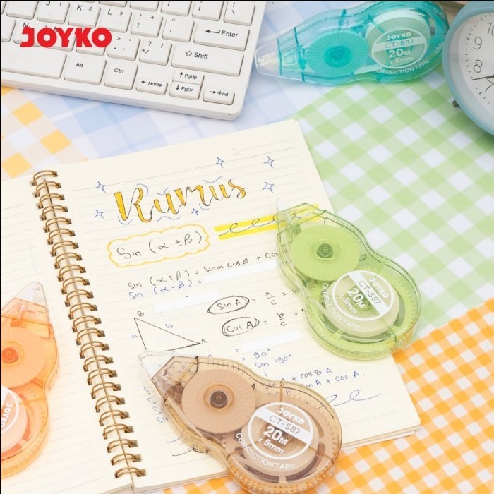 

Joyko Correction Tape Jumbo Pita Koreksi Tahan Lama 5Mm X 20M Ct-587